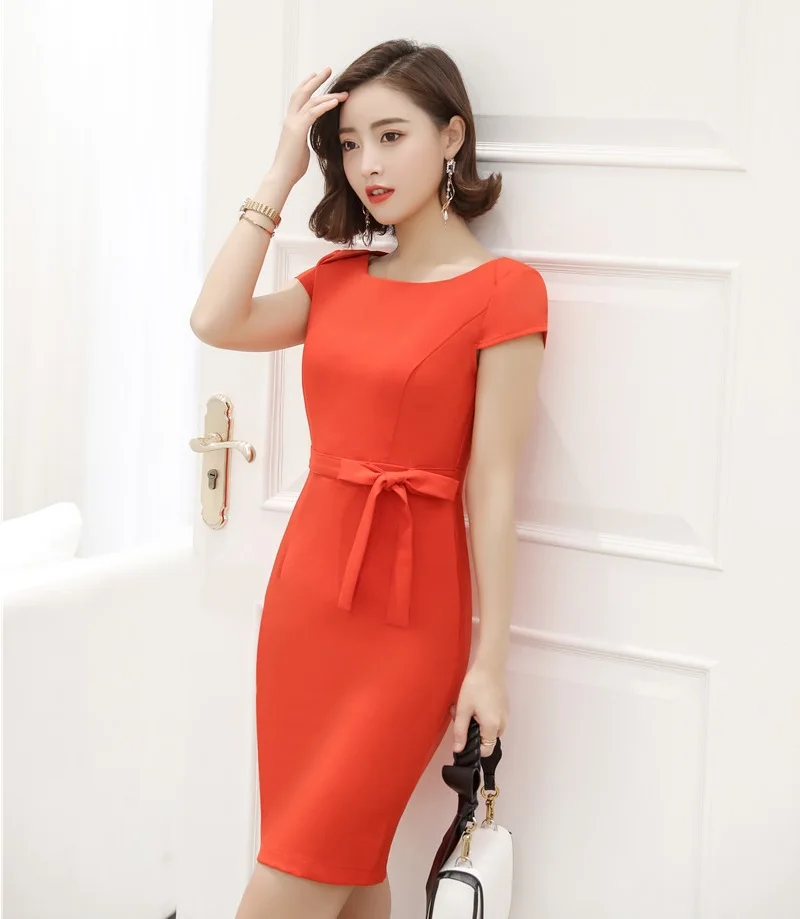 orange dresses for ladies