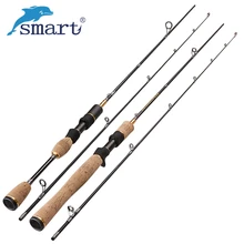 Смарт 2 разделами, Спиннинг/Литье удочка 1,8 м Ультралегкая, мощная углеродистая Чувствительная спиннинги Удочка на карпа Рыболовная Снасть