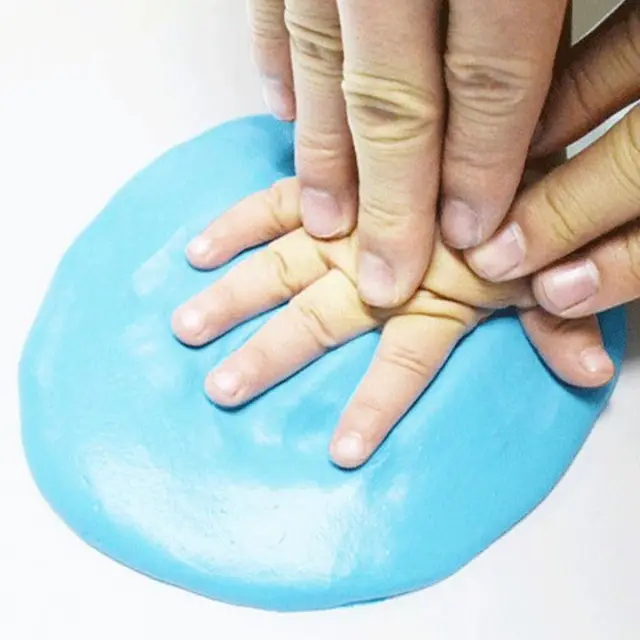 1 Pcs Baby Colorful DIY Hand Feet Mud Clay Mold Playdough For Children