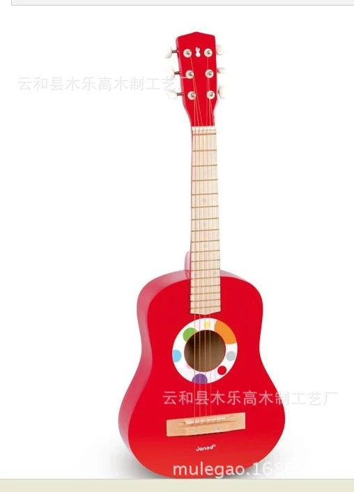 wooden toy guitar toddler