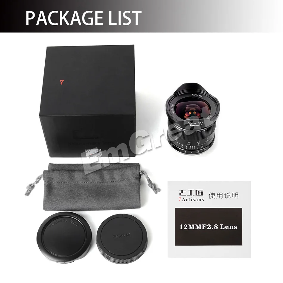 7artisans 12mm f2.8 Ultra Wide Angle Lens for Sony