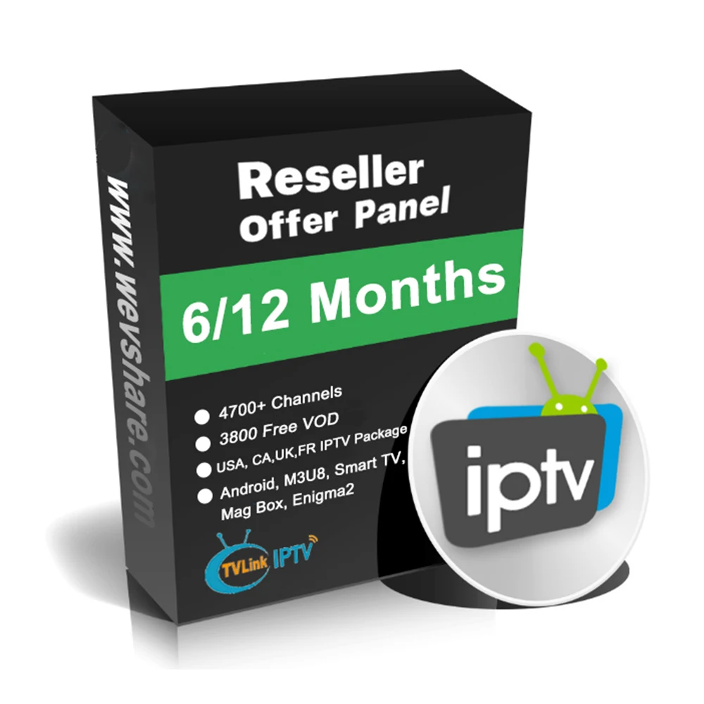 

TVLINK USA Canada IPTV subscription Reseller panel for Android tv box m3u8 enigma2 mag box with 4700+Live TV Smarters IPTV code