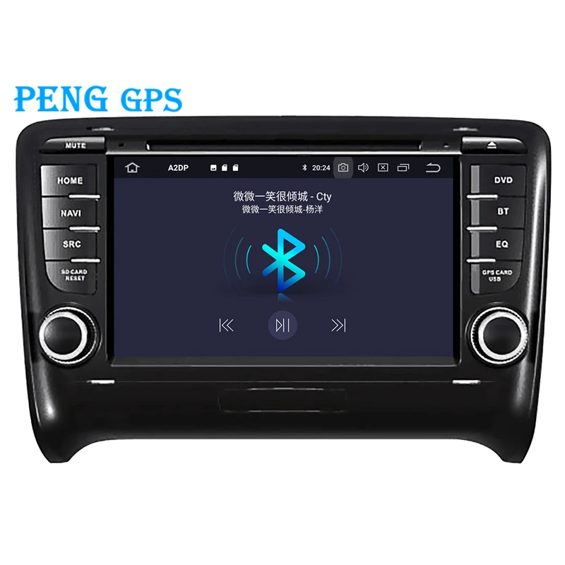 Sale Android 9.0 Car Player GPS Navigation For Audi TT 2006-2014 2DIN Car CD Player Headunit Multimedia Radio Tape Recorder Top 4