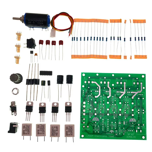 Электронный тестер нагрузки Мощность 150W 15V 0-10A/72V2A LM324 простой электронная нагрузка