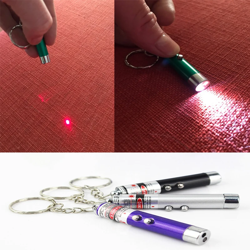 Cat Laser Toys Lasers Pointer For Cat Stick Cool 2 In1 Red Pointer Pen