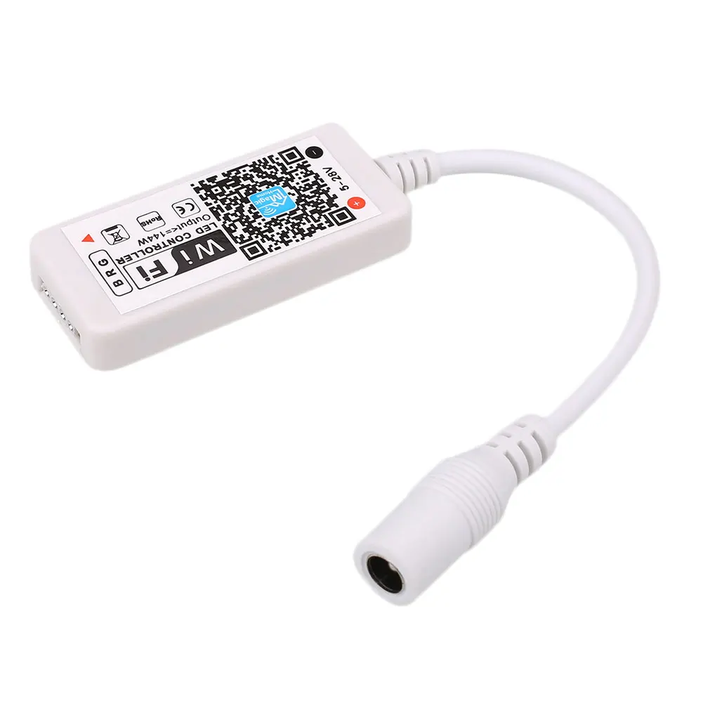 Светодиодные ленты 5050/3528 RGB Wi-Fi Управление Лер Управление DC для iOS приложение для Android белый