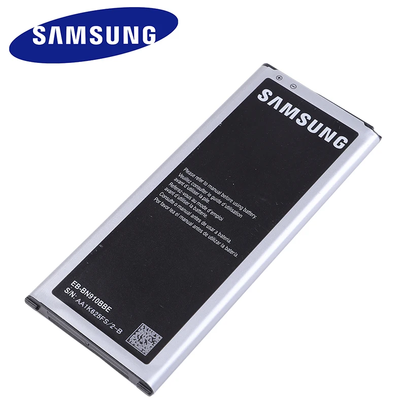 Для samsung Galaxy NOTE 4 N910A N910U N910F N910H N910V N910C 3220 мА/ч, замена Батарея Оригинальная батарея samsung EB-BN910BBE