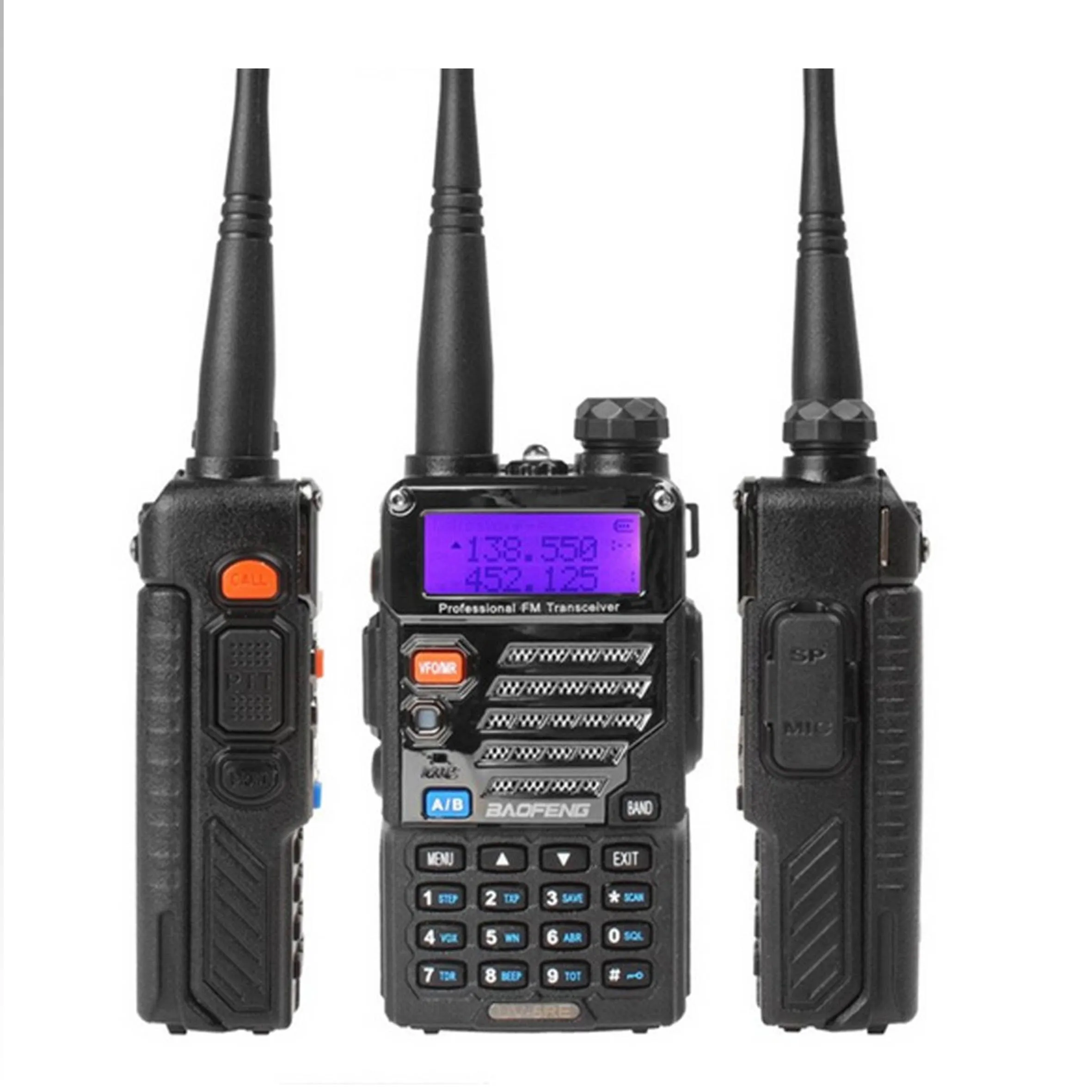 New BAOFENG UV 5RE UV 5RE Dual band walkie talkie two way radio 5W