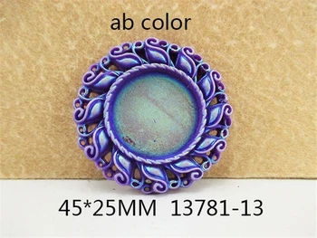 

David accessories round cameo pedestal shape flat back Pedestal resin diy holiday decoration craft scrapbooking,25Yc2593