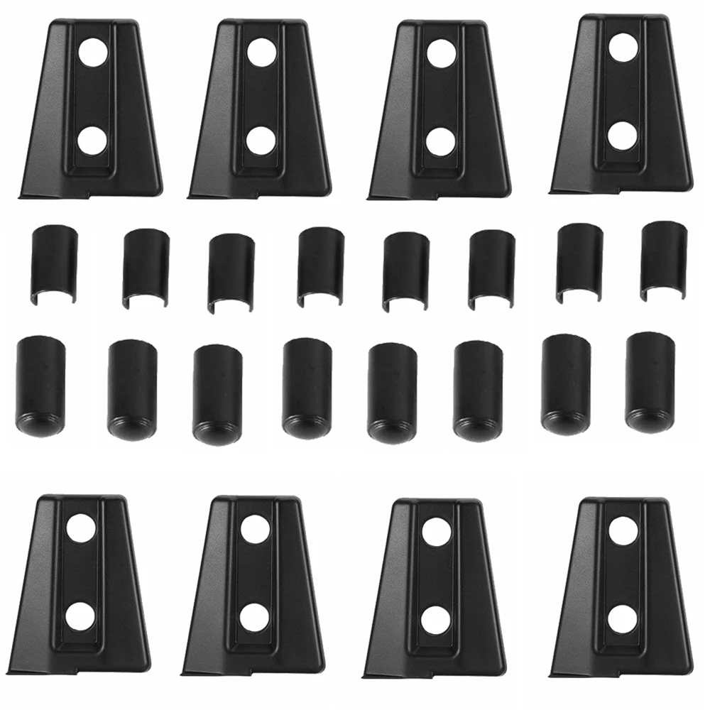 Marlaa Hinge Cover ABS Black Protector Trim Kits JK Door Hinge Covers