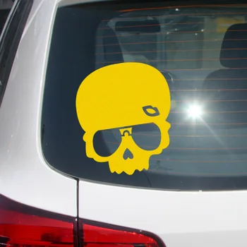 

3 Pieces Customization Lip Skull Car Stickers Decal Car-Styling For vw volkswagen audi ford bmw Benz renault opel accessories