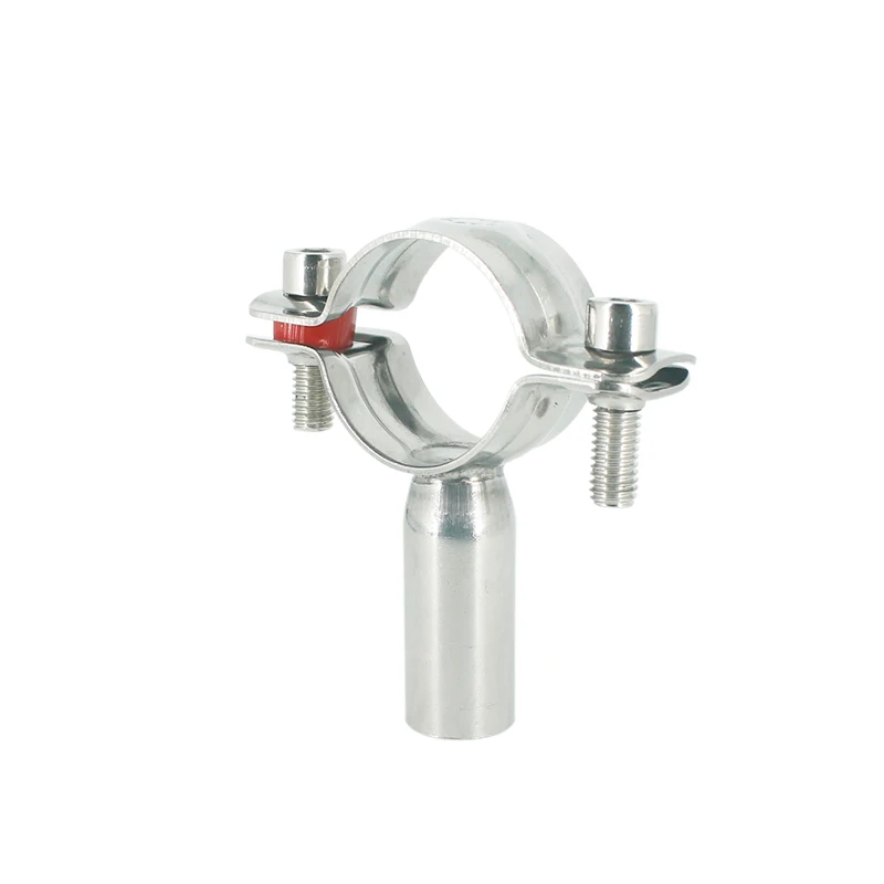 

3/4"- 4" 18mm to 102mm SS304 Stainless Steel Sanitary Ajustable Clamp Pipe Bracket Pipe Fittings-in Pipe Fittings