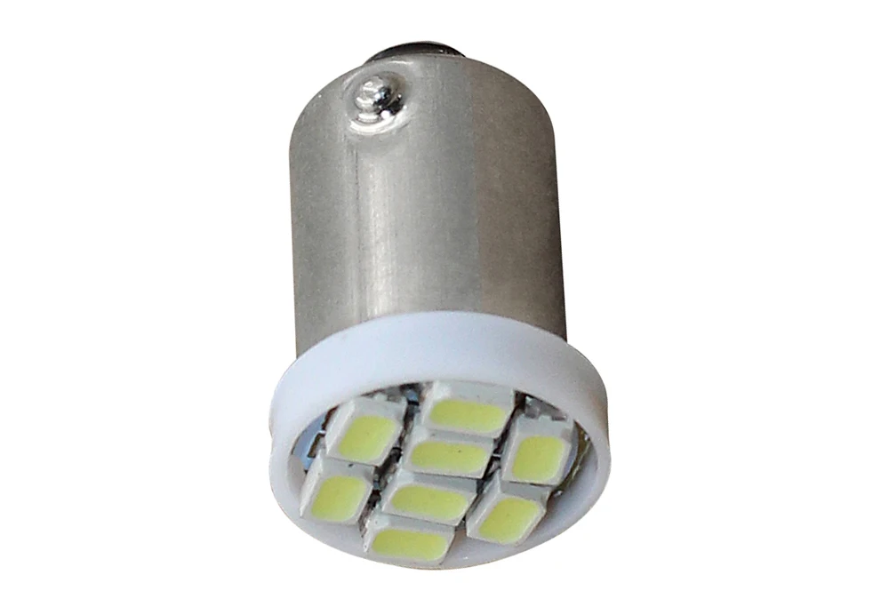 1 шт Высокое качество T4W BA9S 8 SMD 1206 светодиодный внутренний светильник 3020 8smd Клин автоматического Чтения Купол габаритный автомобильный фонарь 8 светодиодный AC/DC 12V