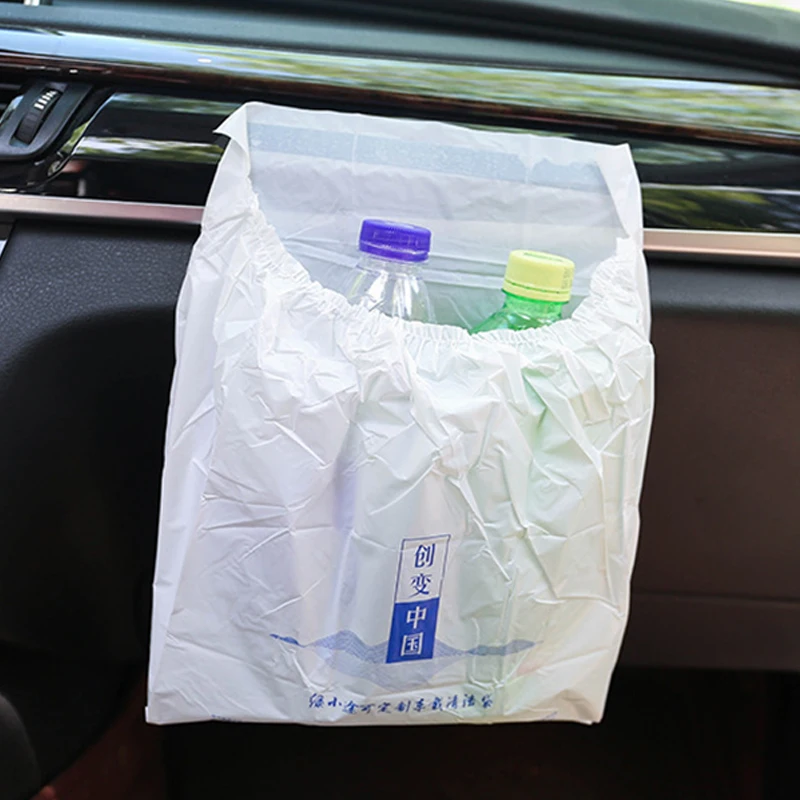 Pack de 3 pasta tipo de coche bolsa de basura creativo del coche bolsa de almacenamiento montado en la basura de basura en la