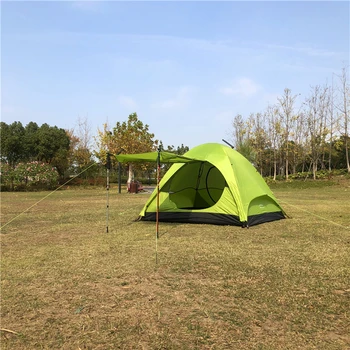 

High Quality Aluminum Pole Double Layers 3-4 Person Waterproof Camping Tent, CZX-295 Mountaineering Extreme 3-Person Tent