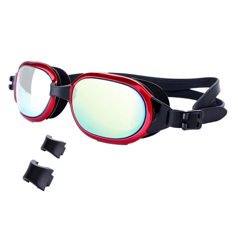 Плавательные очки унисекс покрытие водонепроницаемые противотуманные плавательные очки с УФ-защитой Дайвинг профессиональные очки