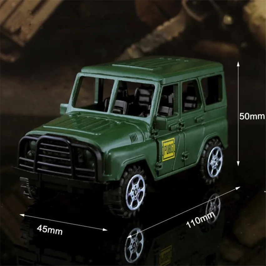  Game PUBG SUV Car UZA 452 Playerunknown's Battlegrounds Cosplay Props Alloy Armor Model