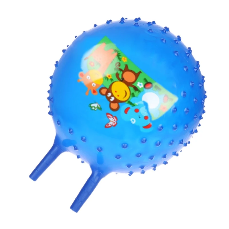 1" Массаж Надувной Мяч прыжок Хоппер отказов ретро мяч с ручкой подарок спорт на открытом воздухе игрушки шарики для мальчиков и девочек