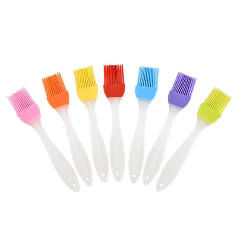 Newest Multi Functional Silicone Baking Bakeware Bread Cook Brushes Pastry Oil BBQ Basting Brush Tool for kitchen #3d13 (22)