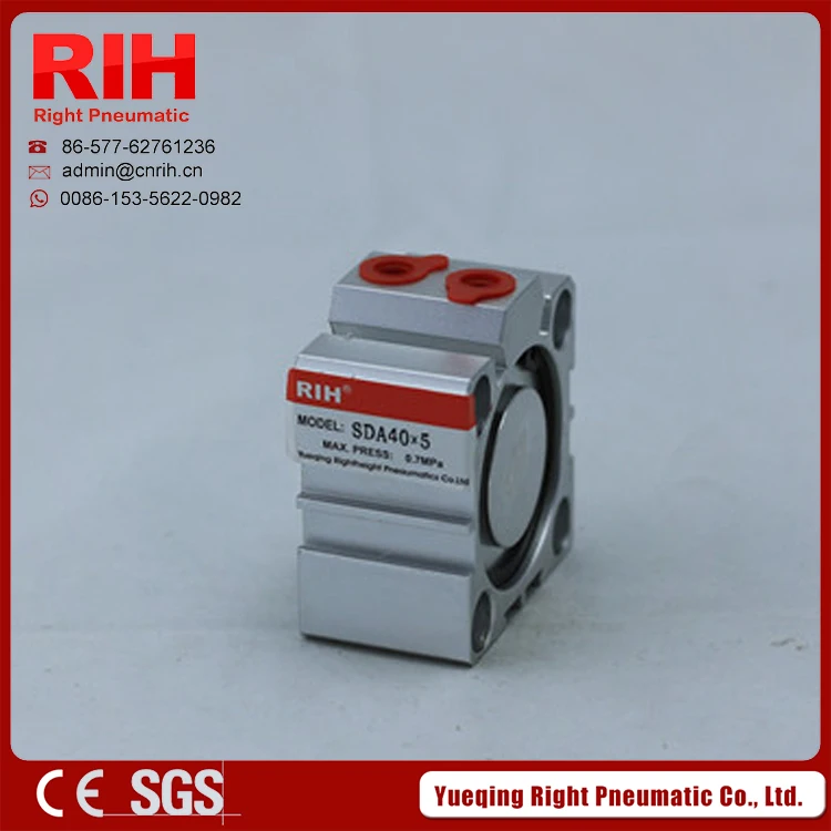 

RIH brand SC pneumatic standard cylinder  SDA40*5 with bore 40mm stroke5mm