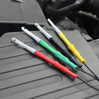 

4Pcs/Set 0.7mm Piercing Needle Probe Pin Test Probes Mini Wire Piercer 4 Colors JA55