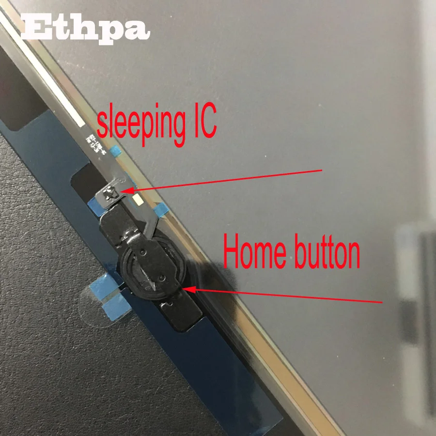 

Ethpa Original For Ipad Air A1474 A1475 Touchscreen Digitizer With Home Button Flex Cable