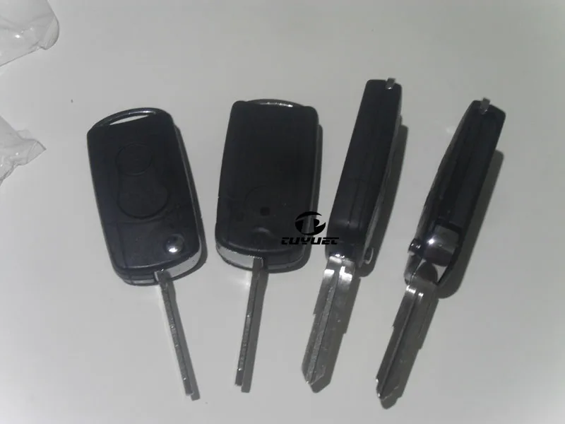 Modified Key Shell for Ssangyong Actyon SUV Kyron 2 Button Flip Folding Remote Key Case key case car key shell key shell