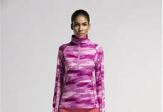 Женская компрессионная куртка для бега, пальто для фитнеса, рубашка с длинным рукавом, трикотажная одежда, спортивная куртка для упражнений - Цвет: 3