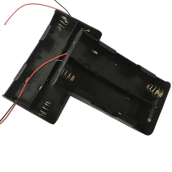 

6V battery holder 4XD battery box 4XLR20 battery shell 4X1.5V 4D battery case with 6'' wires,50pcs/lot