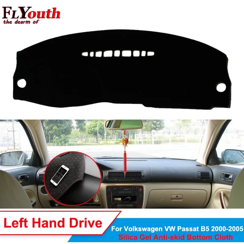 

Car Dashboard Cover Silicone Non-Slip For Volkswagen VW Passat B5 2000 2001 2002 2003 2004 2005 Dash Mat ANti-UV Carpet 1Pc