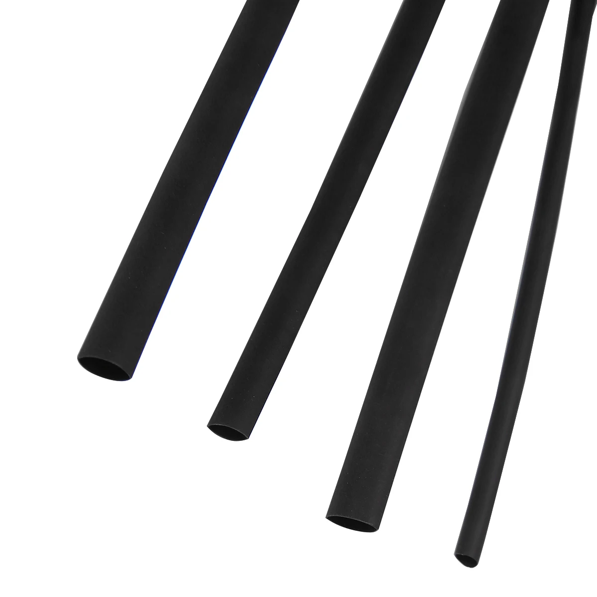 Mayitr 4pcs 1M 3mm 4mm 5mm 6mm Black Heat Shrink Tubing Tubes Diameter  Sleeving Wrap Wire Car Electrical Cable Tube kits