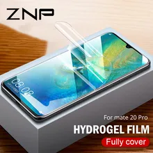 ZNP 9D полное покрытие мягкая Гидрогелевая пленка для huawei mate 20 Lite 10 Pro Защитная пленка для экрана для huawei mate 20 Pro пленка не стекло