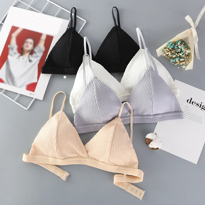 

ETOSELL Summer Women Bras Sexy Lingerie Underwear Brassieres Cotton Wireless Underwear Women Sexy Bras Seamless Bralette