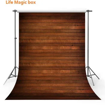 

Black Backdrop Vinyl Wall Stickers Dark Yellow Narrow Wood Board Foto-289
