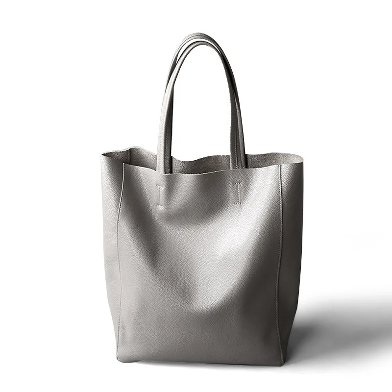 senhora simples bolsa de compras Composição : Genuine Leather
