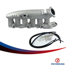 PQY RACING- Cast Aluminum INTAKE MANIFOLD FOR Nissan 240SX RB25det RB25 Skyline R32 R33 R34 1989-1998 PQY-IM32SL