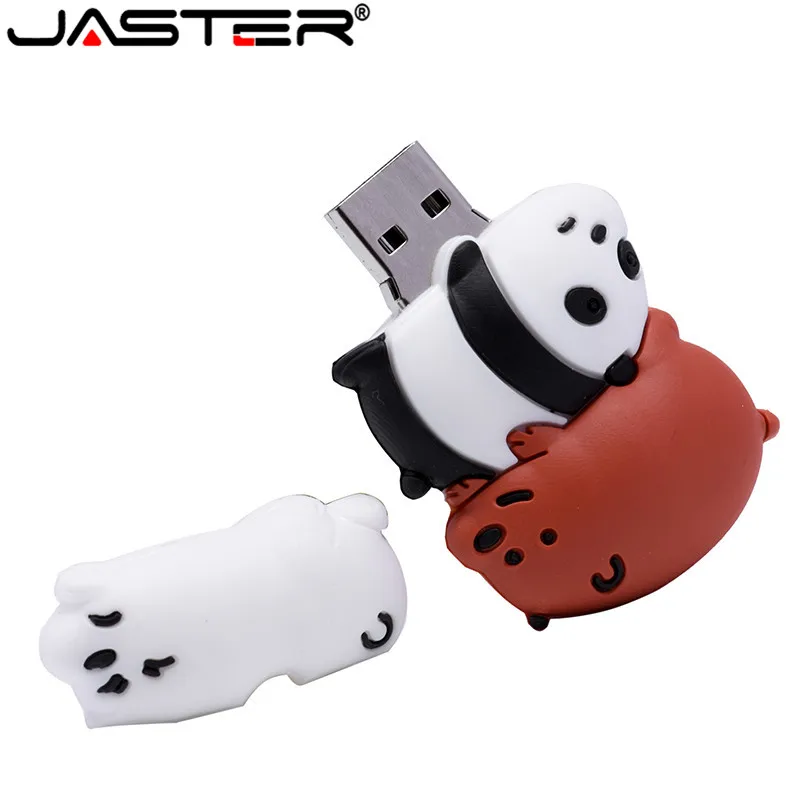 Jaster lovely panda флеш-накопитель флеш-диск USB 2,0 реальная емкость диска подарочная карта памяти 4 ГБ 8 ГБ 16 ГБ 32 ГБ 64 ГБ