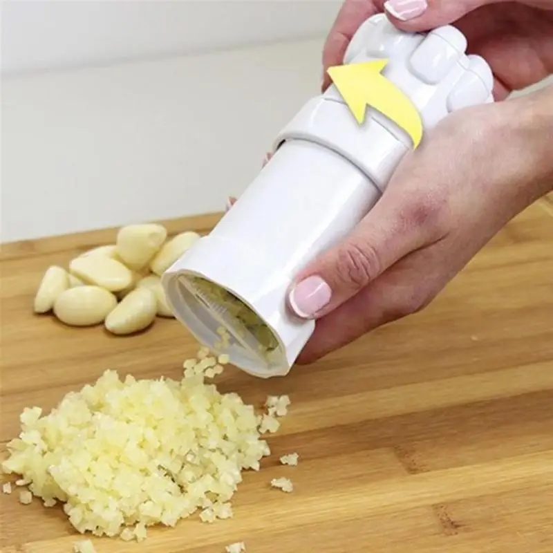 One pcs Garlic Presses Garlic Chopper Crusher Grater Kitchen Cooking Tools(Garlic Press Grater