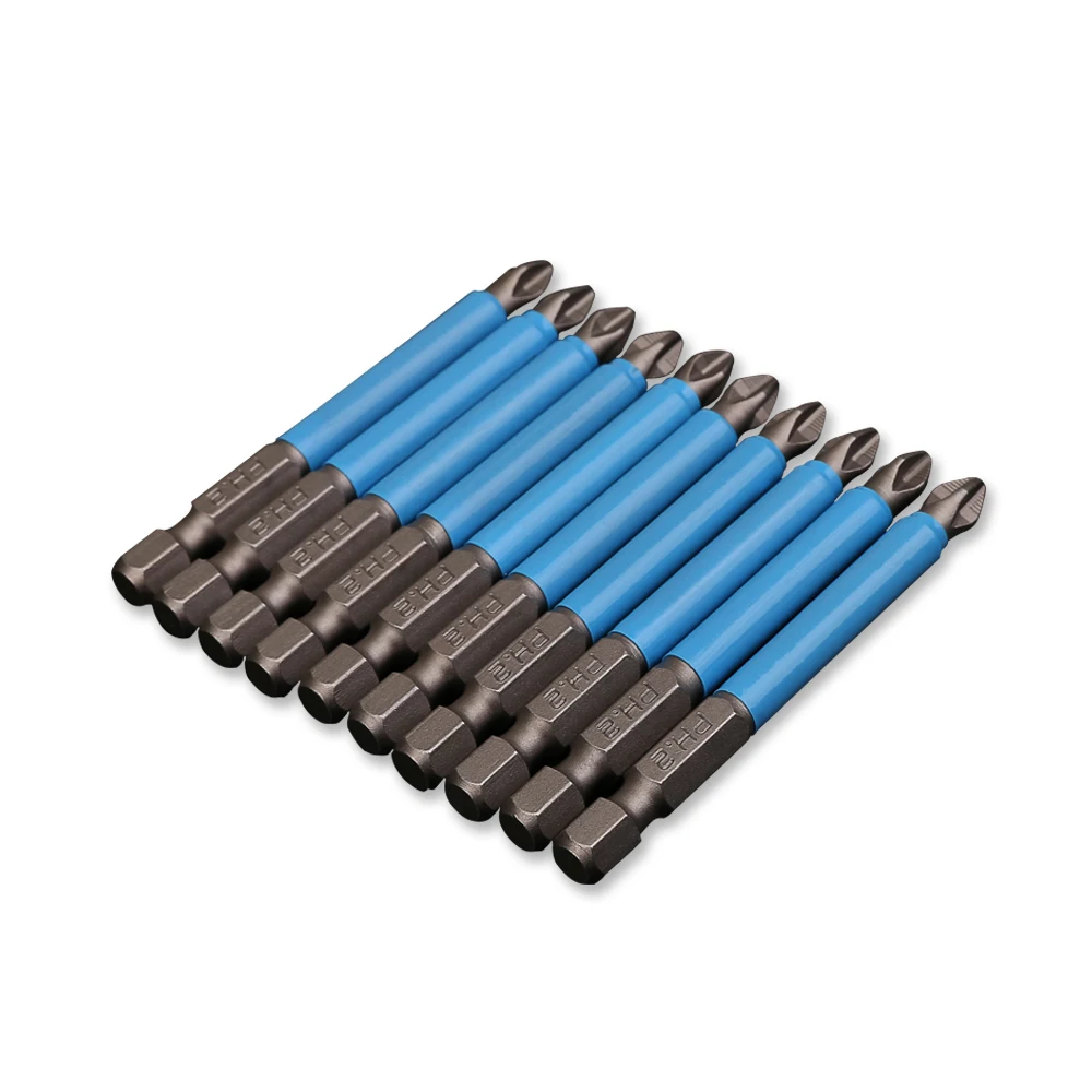 бита для шуруповерта whirlpower ph2. Wp, сталь s2, с насечкой, профи, рн 2х70 мм fit-57579. Bohrer taiwan type ph2 х 70 мм, сталь s2, намагниченная. ключ-насадка магнитная 10 мм quadro torsion. набор стальных бит, 2шт.