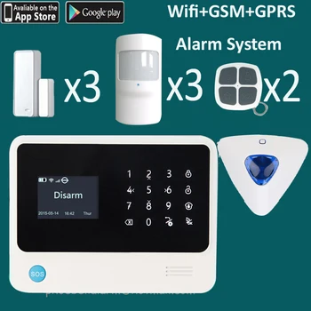 

2018 G90B Plus home wifi network security system siren alarm smart home guard set