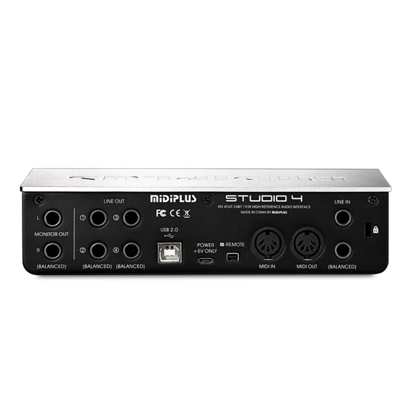 MIDIPLUS STUDIO M/S/2/4 звуковая карта USB аудио Интерфейс