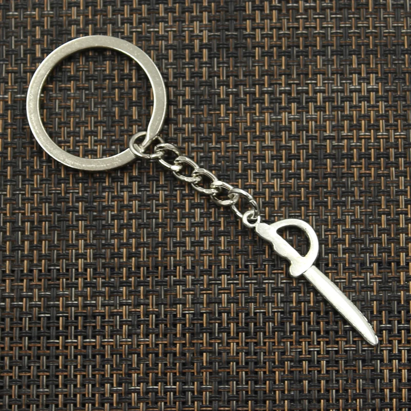 Брелок 39*10 мм меч ограждения Подвески DIY Для мужчин Jewelry Ключи Chain Ring Держатель