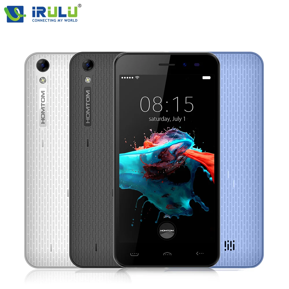 Original iRULU HOMTOM HT16 5 0 Android 6 0 Smartphone MT6580 Quad Core Mobile Phone 1GB
