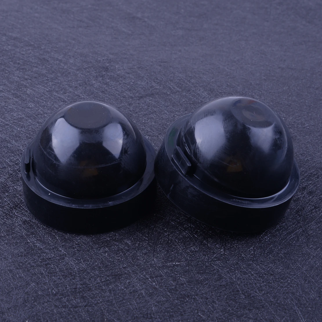 2pcs 85mm Inner Dia Rubber Headlight Housing Extended Dust Cover Boot