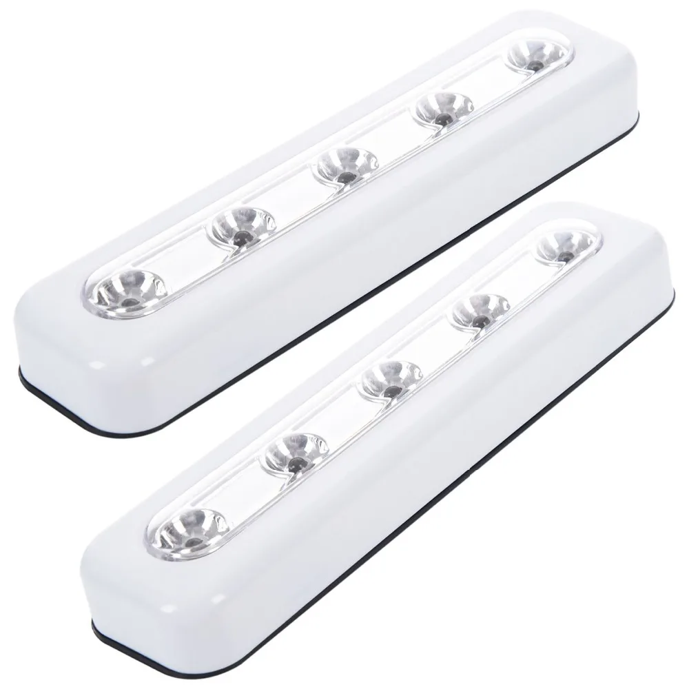2 pcs Motion Sensor LED light 5 LED Portable Wall lamp Rigid