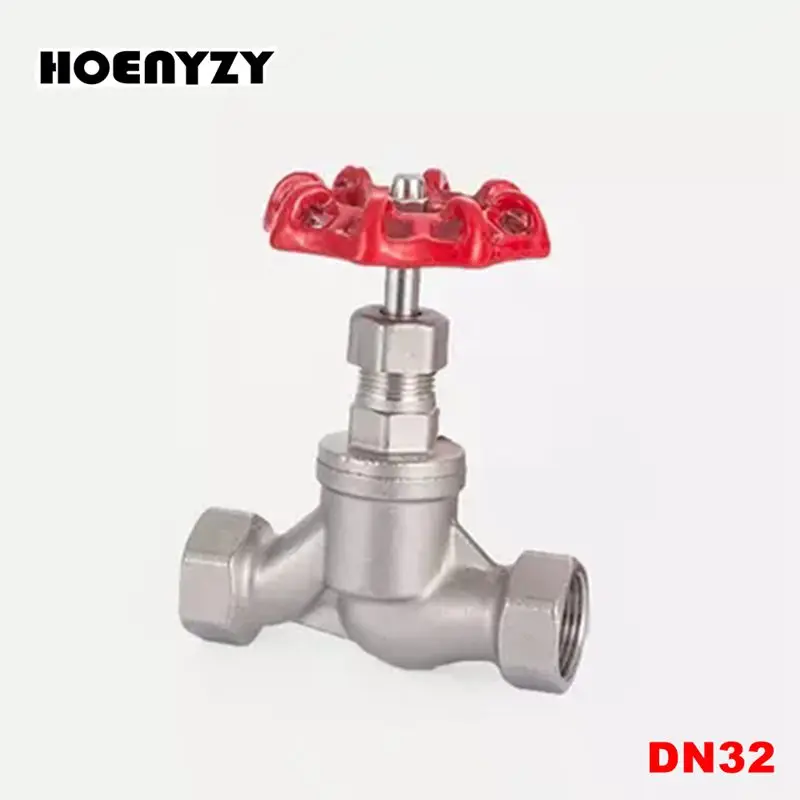 1 1/4" S Type Stainless Steel SS304 Shut off Valve DN32 Female Thread