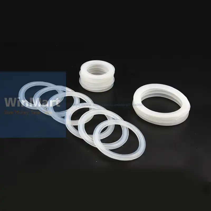 32mm sanitario TRI CLAMP Silicona Sellado de juntas 5 un