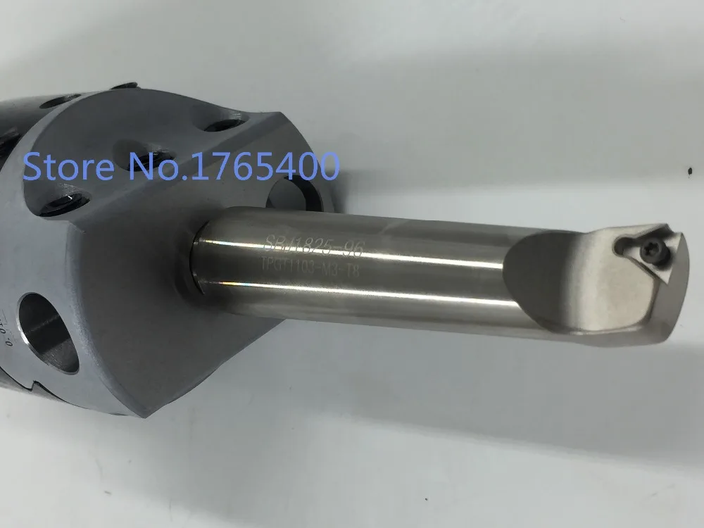 Новая Расточная головка NT40 M16 arbor F1 18 75 мм и хвостовик 6 шт. режущих стержней 10