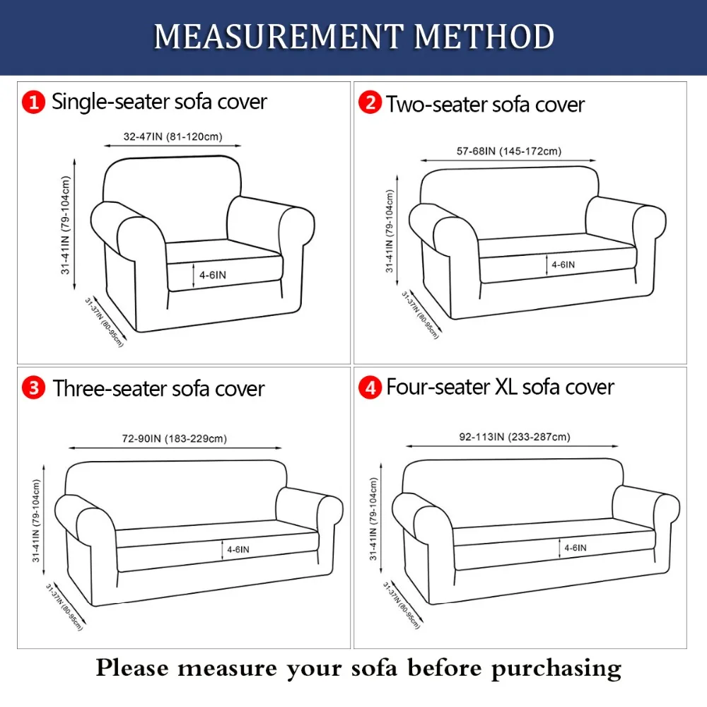 Эластичные чехлы на стулья, чехлы для диванов, 2 шт., защита для мебели, прочные, мягкие, высокие, тянущиеся, моющиеся, спандекс, чехлы для диванов