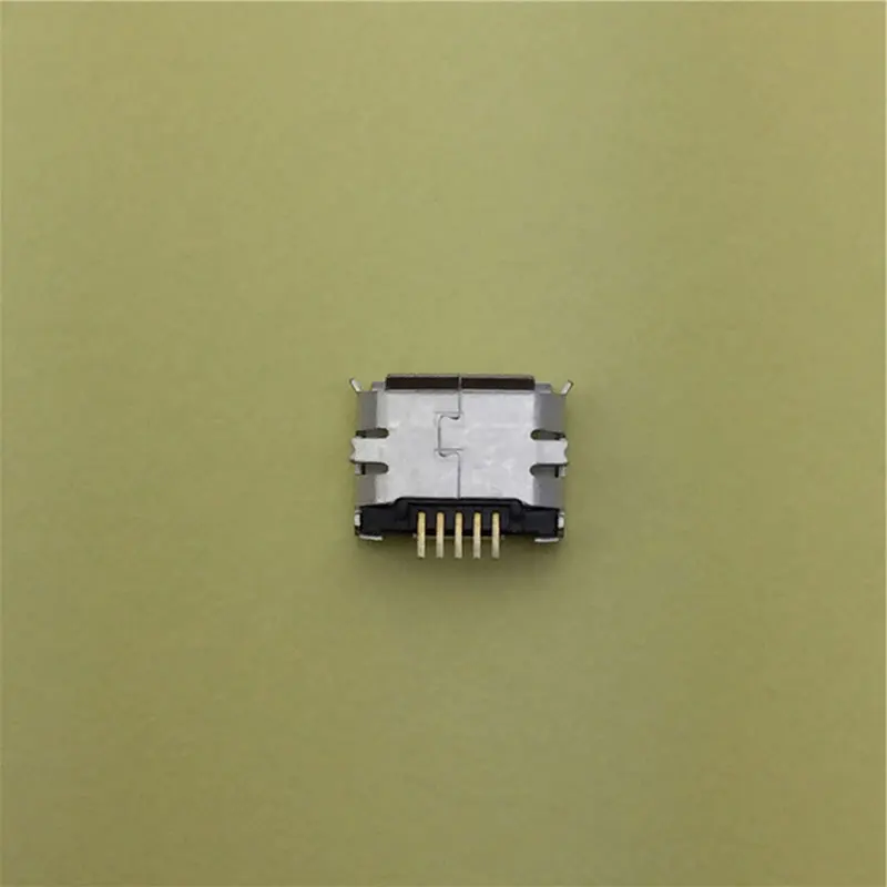 MCIGICM-100pcs-Micro-USB-5pin-Long-Pin-Female-Socket-Connector-Curly-Mouth-Type-for-Charging-Mobile
